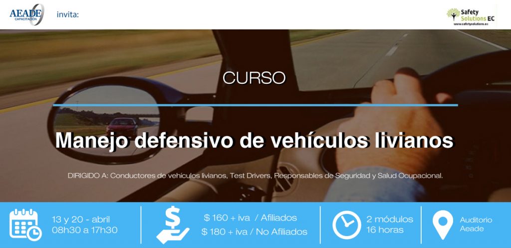 Manejo defensivo -vehículos livianos-