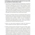 Porrtada Ambato-Resoluciones COE Nacional 20 de mayo de 2020