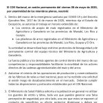 Portada Resolucion del COE del 8 de mayo