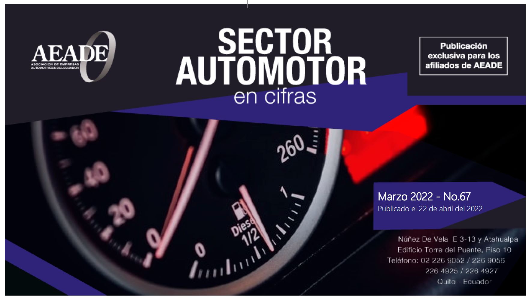 Sector Automotor en Cifras – Abril 2022