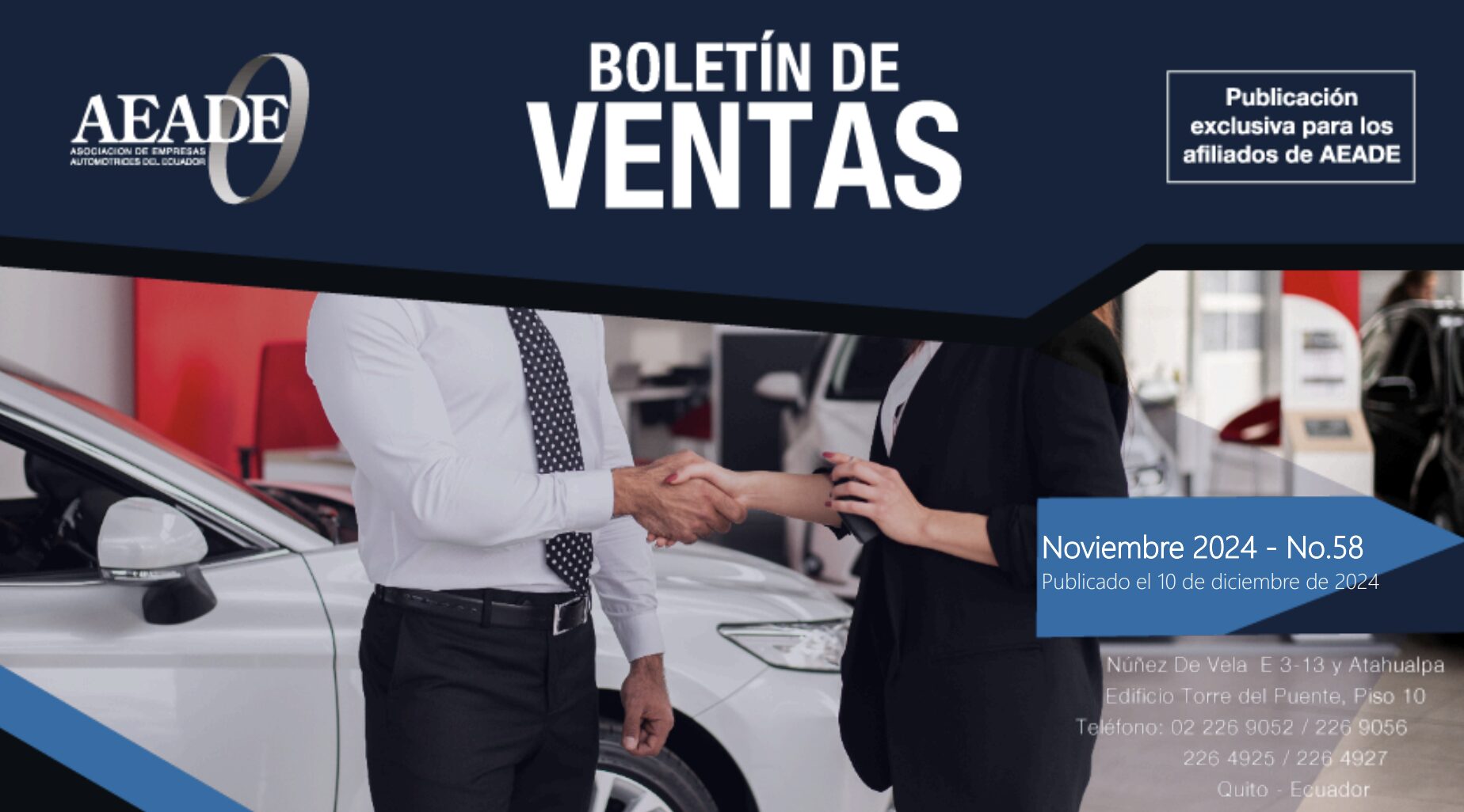 Boletín de ventas para prensa: ventas de vehículos – Diciembre 2024