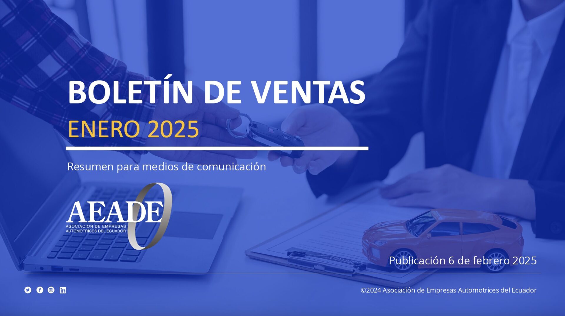 Boletín de ventas para prensa: ventas de vehículos – Febrero 2025