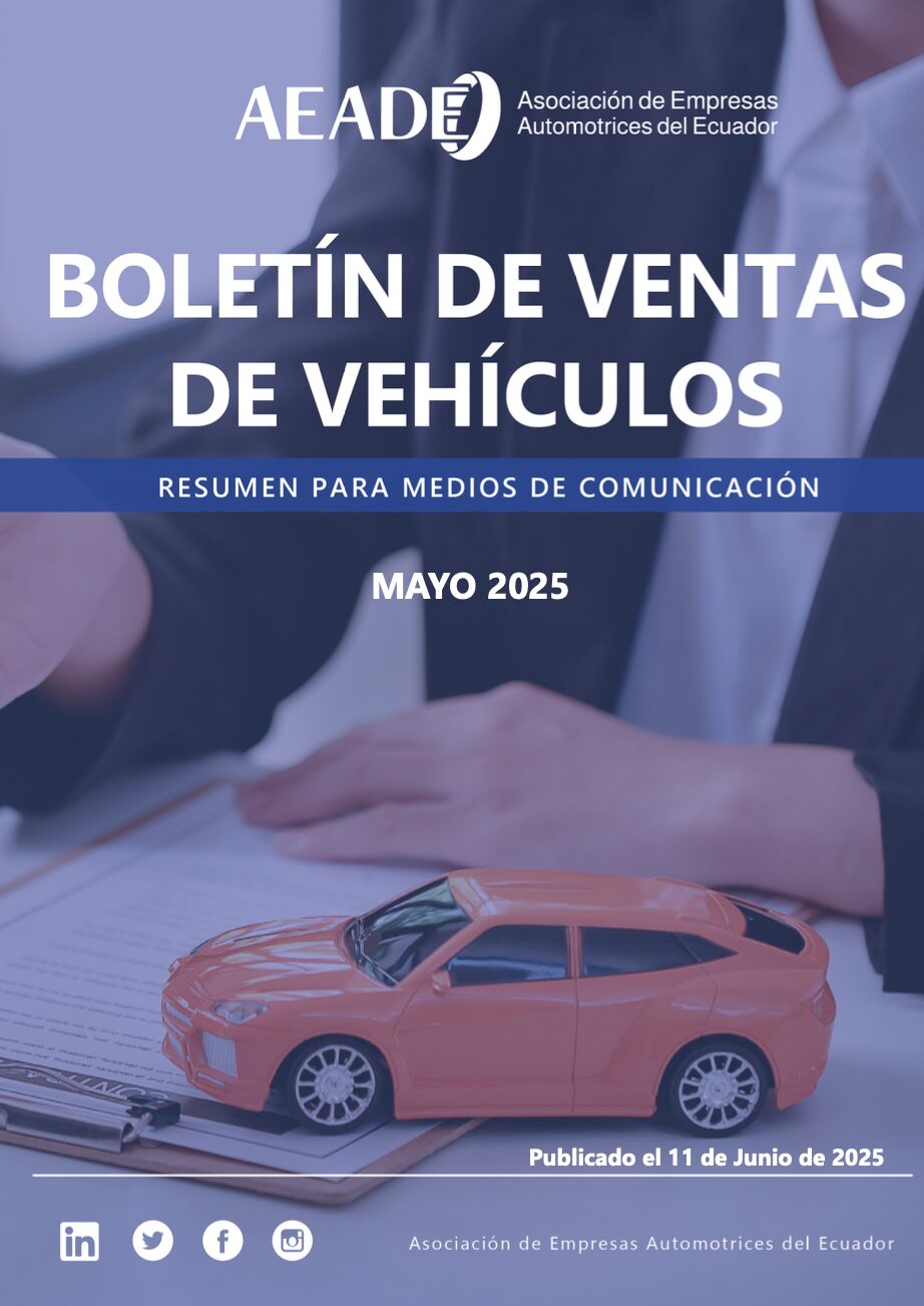 Boletín de ventas para prensa: ventas de vehículos – Mayo 2025